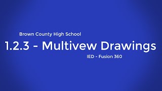 Creating Multiview Drawing in Fusion 360