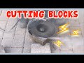 How to Safely cut paving bricks/blocks with angle grinder