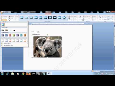 how to set transparent image in microsoft word document 2007 how to set transparent image in microsoft word document 2007