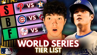 Ranking The Last 10 MLB World Series (Tier List)