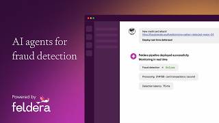 How AI Agents Detect Fraud in Real Time - Powered by Feldera