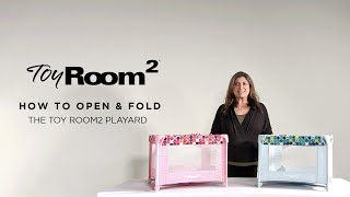 How To Open \u0026 Fold the Toy Room2 Playard