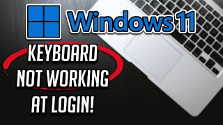 How To Fix Keyboard Not Working During Login On Windows 11 - [Tutorial]