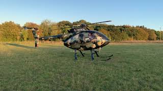 MD500 start and take off.