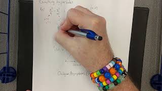 Graphing hyperbolas: the box method