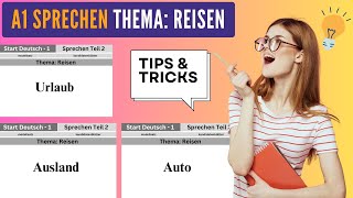 Reisen A1 Sprechen Teil 2 | Beispiele, Tipps und Redemittel für die Prüfung