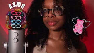 ASMR | Tingly MOUTH SOUNDS \u0026 GUMMY BEAR Mic Cover Scratching 🧸💋