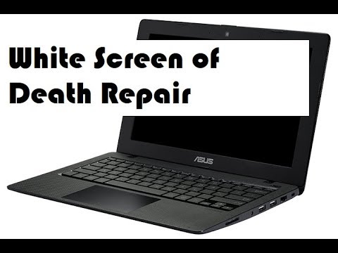 White Screen of Death Repair for Laptop