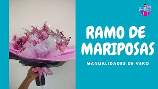 Como hacer un Ramo de Mariposas / Manualidades de Vero 🦋💐