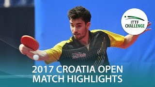 2017 Croatia Open Highlights: Gionis Panagiotis vs Tristan Flore (Final)