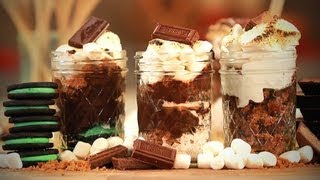 Homemade S'mores In A Jar! | Dessert Ideas | Just Add Sugar