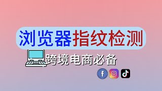 浏览器指纹检测是什么，如何避免浏览器指纹检测？一个设备多个ip同时运营，跨境电商必备，指纹浏览器配置的方法介绍