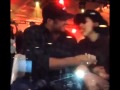 Lady Gaga y Taylor Kinney besandose 2013.