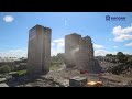 rhodar beech hill tower blocks demolition time lapse