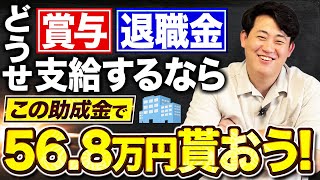 【経営者必見】パート・アルバイトに賞与・退職金を支給すると貰える助成金＋高齢者には手厚い健康診断で30万円／キャリアアップ助成金(賞与退職金制度コース)