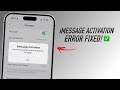How To Fix iMessage Activation Error On iPhone in 3 Minutes!