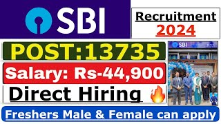 SBI Bank Recruitment 2024 | SBI Clerk Notification 2024 | Age, Syllabus \u0026 Selection Process Details