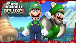 New Super Mario Bros. U Deluxe for Switch ᴴᴰ Full Playthrough (All Star Coins, Solo Luigi)