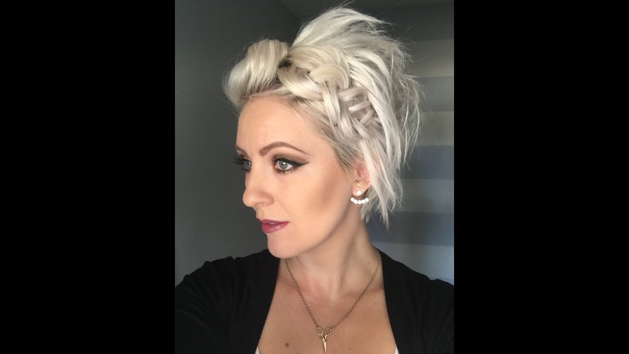 Short Hairstyle Tutorial Youtube