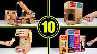 TOP 10 Amazing Things You Can Do at Home from Cardboard