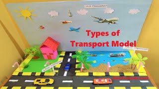 types of transport model for school science project | science fair | howtofunda