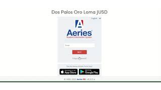 Dos Palos High School How to change your AERIES password