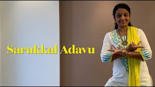 Bharatanatyam - Lesson 15 - Learn adavus or steps -  Sarukkal Adavu 3 \u0026 4