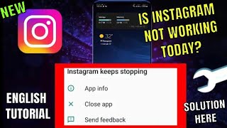 Instagram Keeps Stopping Today || Why Instagram Is Not Working Today Android [Fixed] 2024