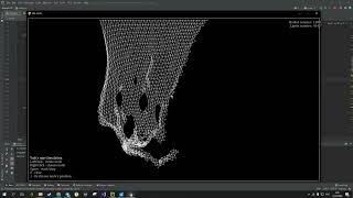 My cloth simulation (Python + Numba)