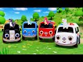Wheels On The Bus Go To Town | Nursery Rhymes & Kids Songs - Baby Car Songs TV