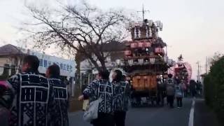 寄居秋まつり（宗像神社秋季例大祭）　山車７台渡御　２０１６．１１．５