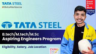 Tata Steel AEP Recruitment 2024 Salary, Eligibility | Manish Mahato