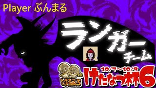 【第6回けたなつ杯】ランガーチーム　ぶんまる