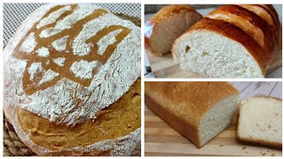 3 BEST BREAD recipes 🍞 Long loaf 🥖 Bread Brick 🥖 Ukrainian bread Palyanitsya