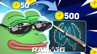 $50 TO $500 ON RAINGG!