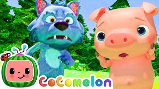 Three Little Pigs VS Big Wolf | Animal Baby Songs | FUN CoComelon Nursery Rhymes & Kids Songs