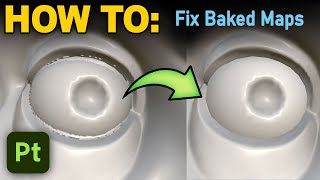Paint On Baked Maps To Fix Issues | Substance Painter