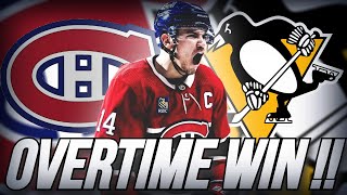 HABS VS PENGUINS GAME REVIEW - OVERTIME WIN BY THE CANADIENS + INSANE GAME BY SUZUKI & DACH