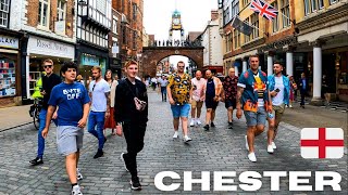 CHESTER England Walk Tour | City Centre 4k