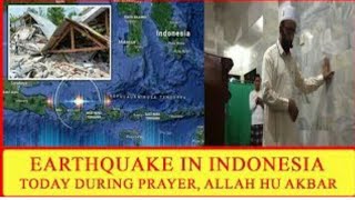 Prayer during an earthquake in Indonesia | May Allah Protect the Ummah