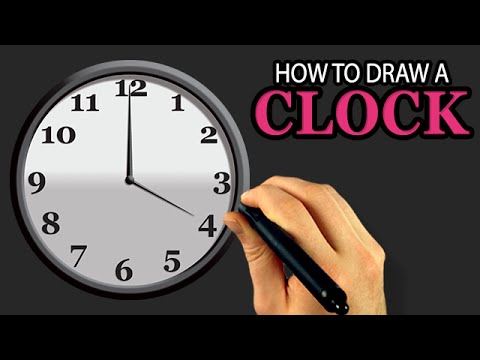 How To Draw A Clock Illustrator Photoshop Tutorial Youtube