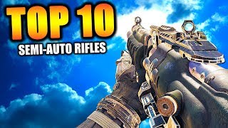 Top 10 "BEST SEMI-AUTO RIFLES" in COD HISTORY | Chaos