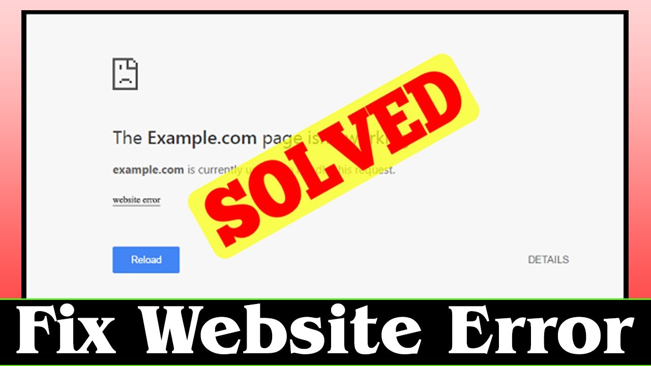 [SOLVED] Website Error Code Problem Issue (100% Working) - YouTube