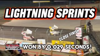 CLOSE FINISH | Lightning Sprints Feature | West Fargo ND | August 30 2024