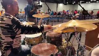 Elisha Blocker On Drums @ COGIC Aim 2023 🔥❗️🥁