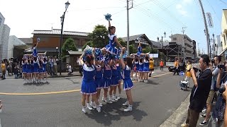 [4K]水戸商業高等学校チア・ダンス部「Blue Twinkle’s」-第55回水戸黄門まつり下市パレード