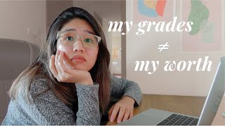 how to stop feeling bad about bad grades
