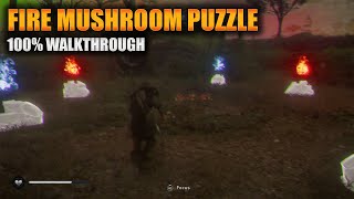 Fire Mushroom Puzzle - Assassin's Creed Valhalla