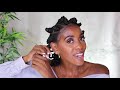 i tried bantu knots on wet natural hair u0026 sis these results....i am shocked