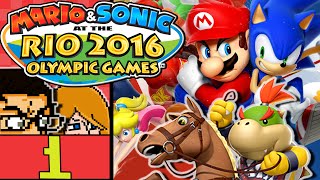 Mario and Sonic at the Rio 2016 Olympic Games Wii U Gameplay - Boxing Football Equestrian